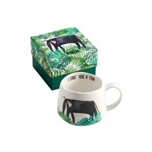 NIB Rosanna Be Wild Elephant I Love you a Ton Ceramic Mug at Nordstrom